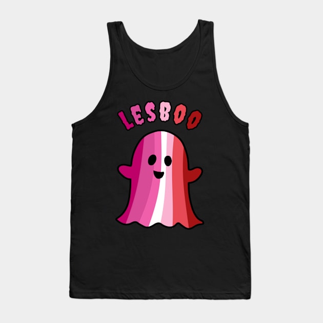 Lesbian Halloween Ghost Tank Top by valentinahramov